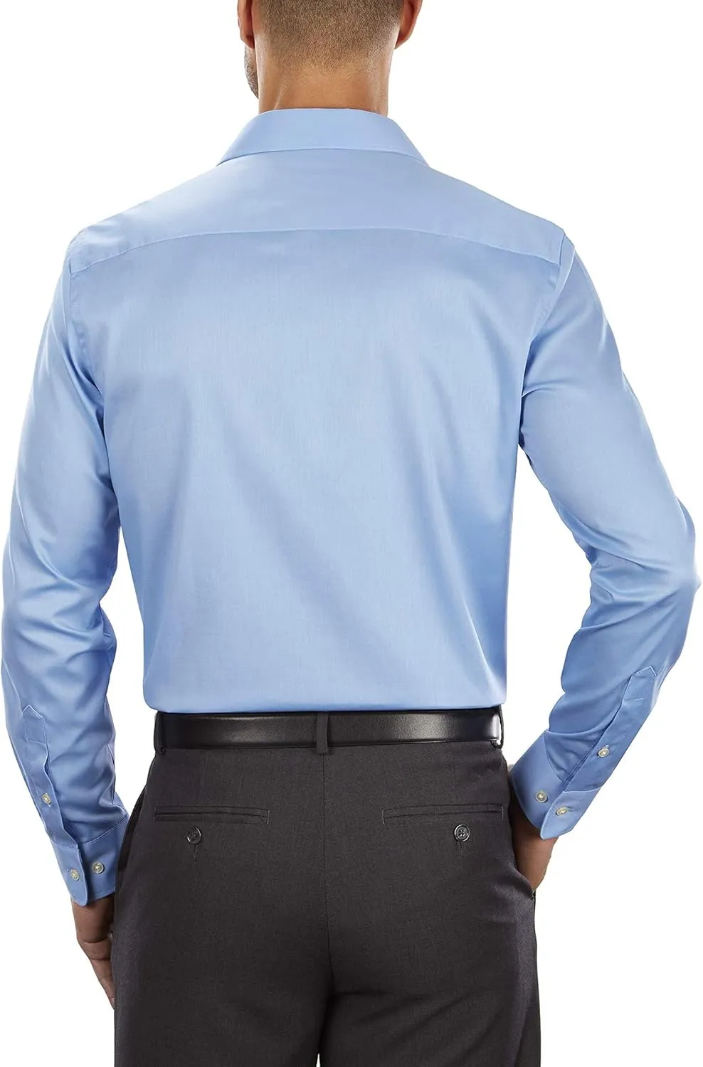 Van Heusen Men's Slim Fit Flex Collar Stretch Solid Dress Shirt - Amazon Exclusive