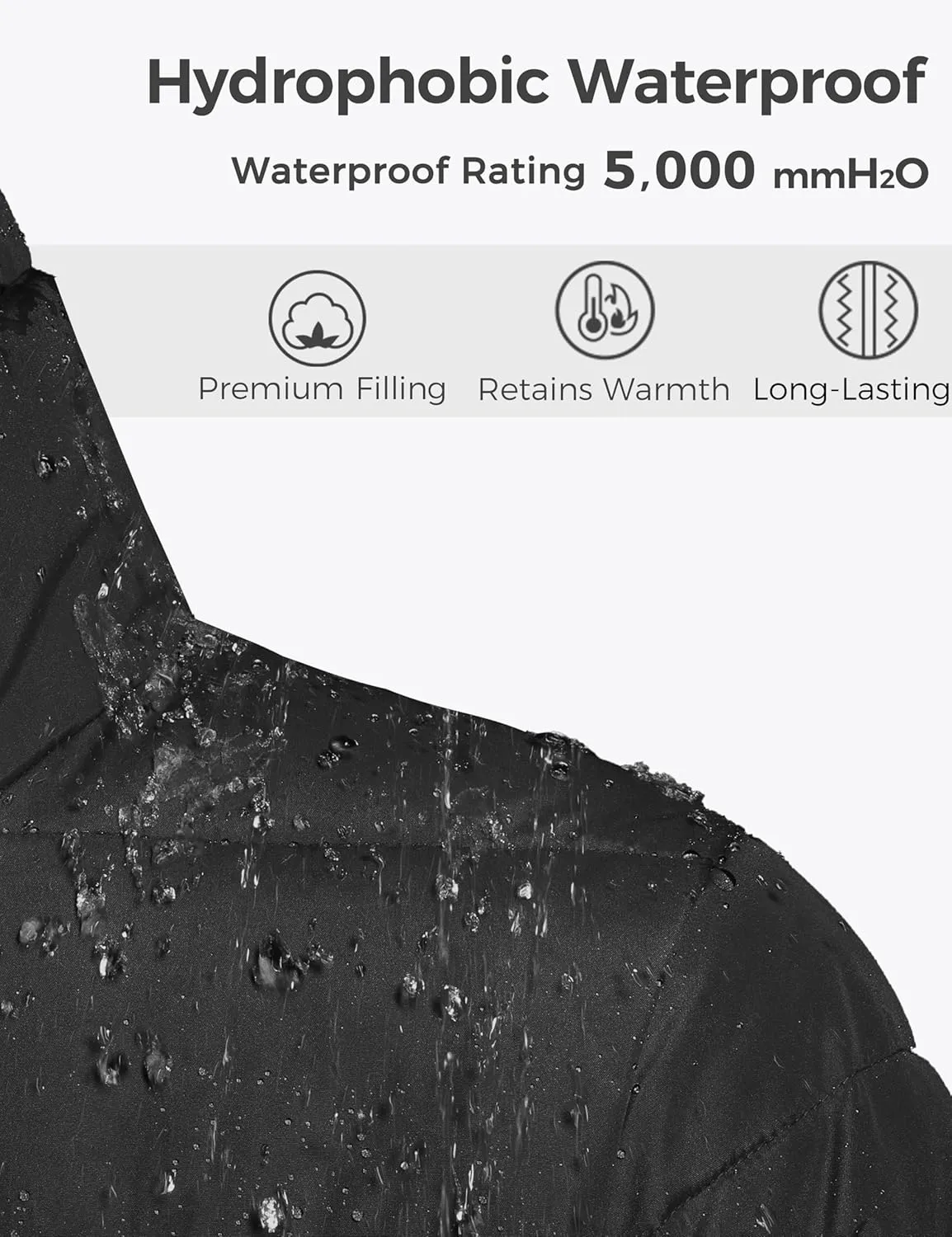 wantdo Men's Winter Jacket Thicken Winter Coat Warm Puffer Jacket with Faux Fur Hood