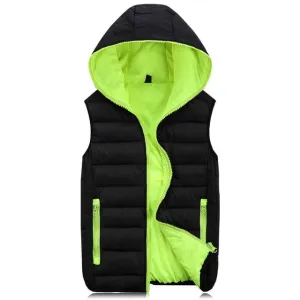 West Louis Autumn Hooded Winter Vest