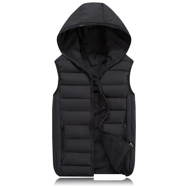West Louis Autumn Hooded Winter Vest