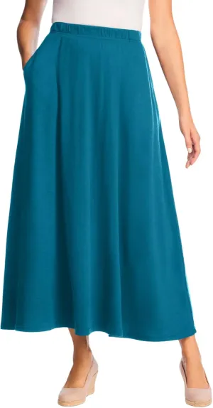 Woman Within Plus Size 7-Day Maxi Skirt