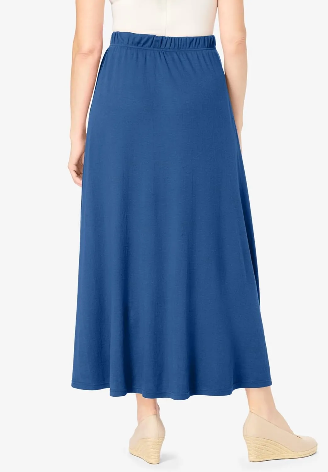 Woman Within Plus Size 7-Day Maxi Skirt