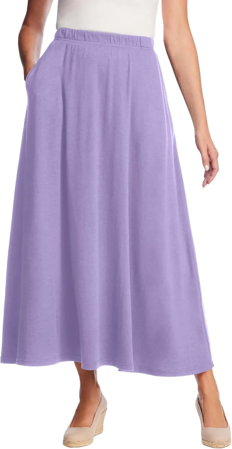 Woman Within Women's Plus Size 7-Day Maxi Skirt