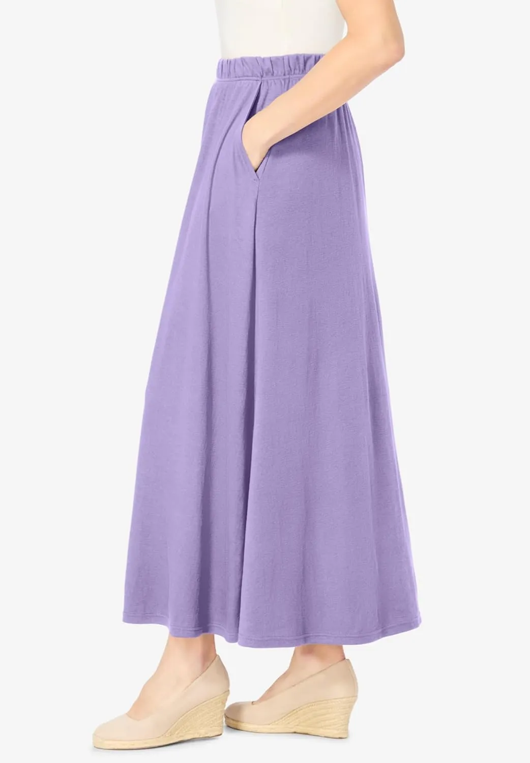 Woman Within Women's Plus Size 7-Day Maxi Skirt