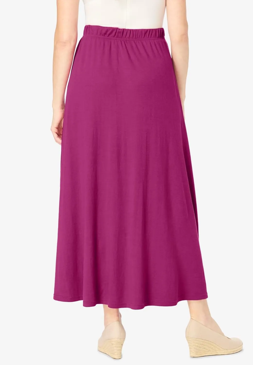 Woman Within Women's Plus Size 7-Day Maxi Skirt