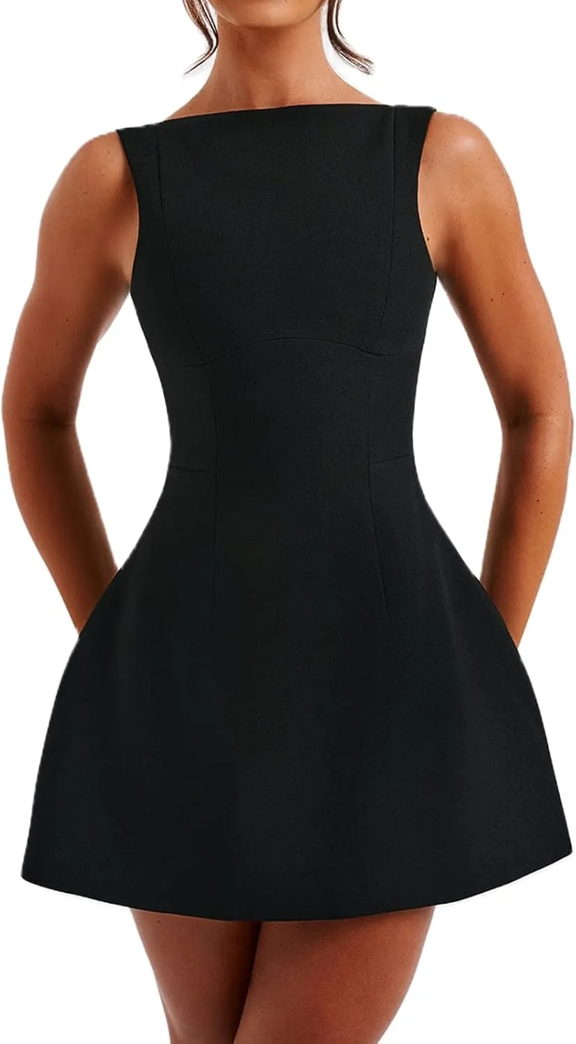 Women Floral Printing Sleeveless Mini Dress Off Shoulder Deep V Neck Slim Spaghetti Strap Bodycon Short Sundress