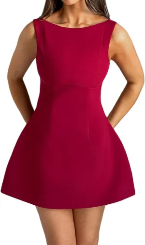 Women Floral Printing Sleeveless Mini Dress Off Shoulder Deep V Neck Slim Spaghetti Strap Bodycon Short Sundress