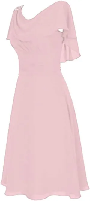 Women Formal Wedding Bridesmaid Dress Plus Size High-Waist Party Ball Prom Gown Cocktail Dresses