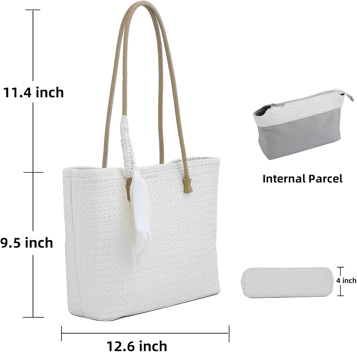 Women Tote Bag Large Top Handle Handbag for Gym,Work,Travel Ladies Satchel and Crossbody Shoulder Bag