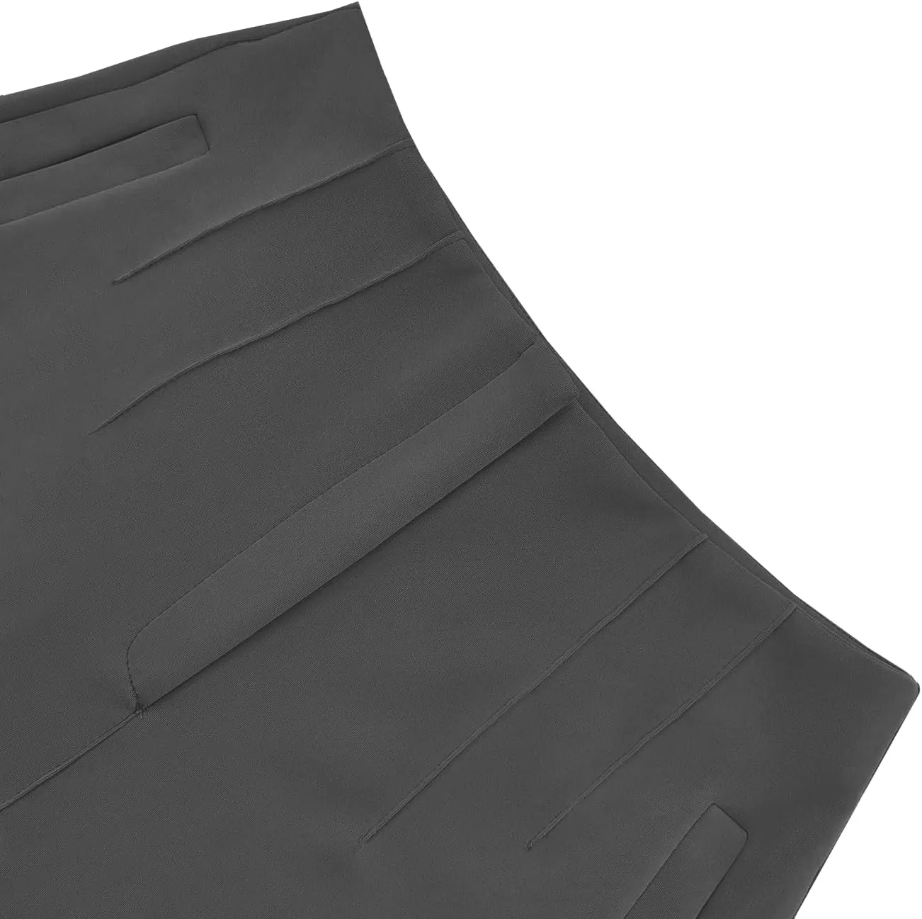 Womens High Waisted Pants Trendy Pleated Straight Leg Dress Pant Business Work Casual Trousers