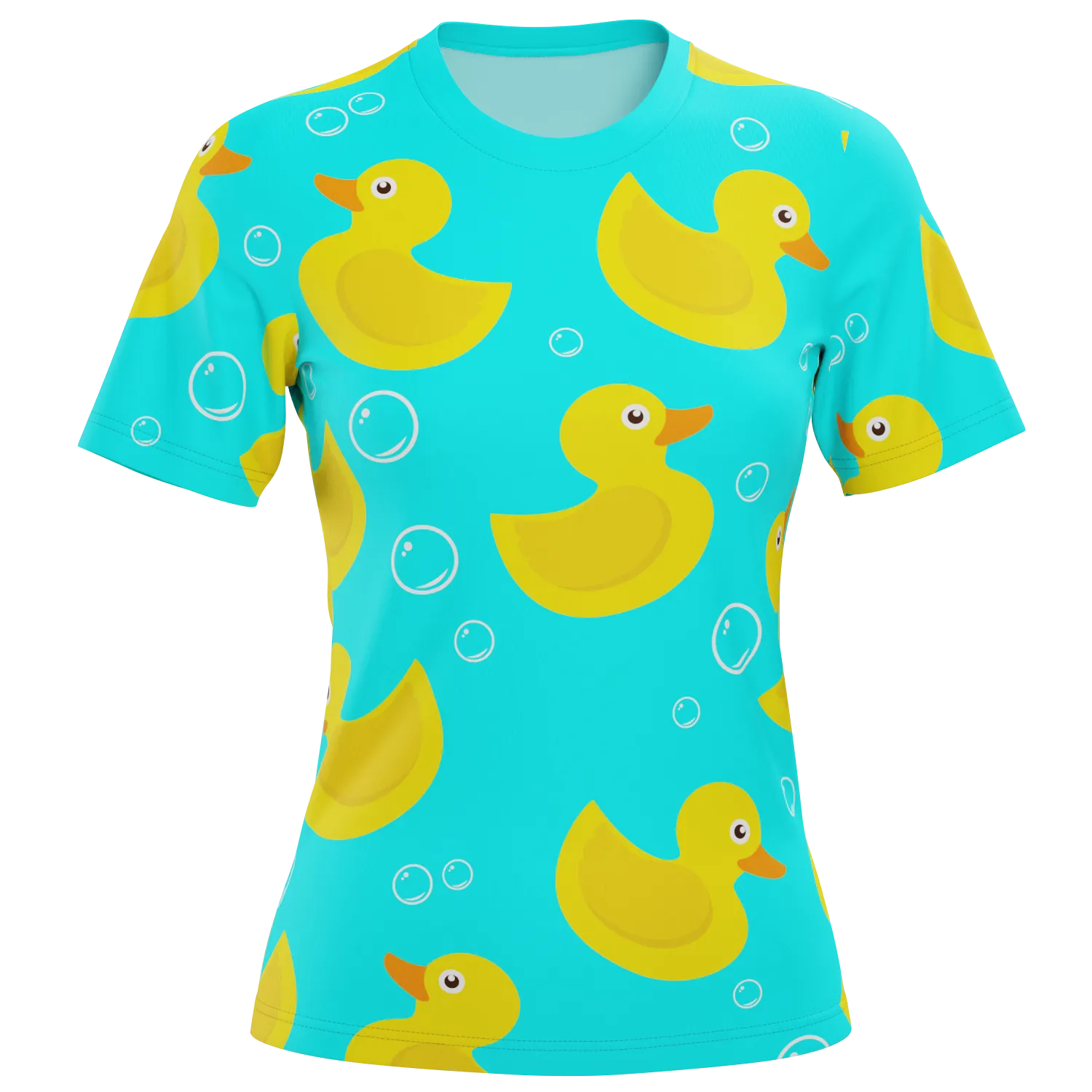 Women's Rubber Duck Short Sleeve Running Shirt