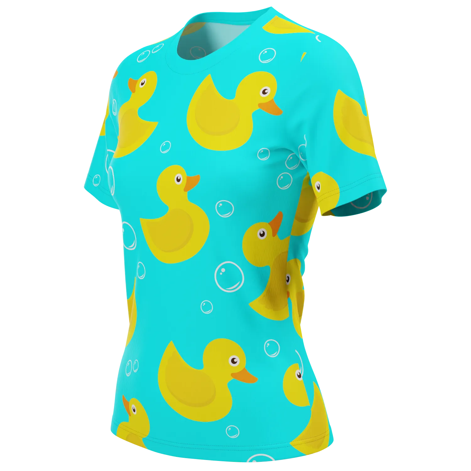 Women's Rubber Duck Short Sleeve Running Shirt