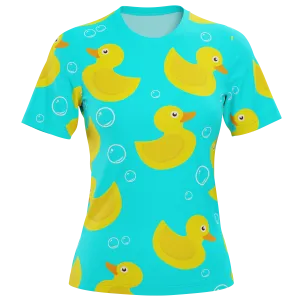 Women's Rubber Duck Short Sleeve Running Shirt