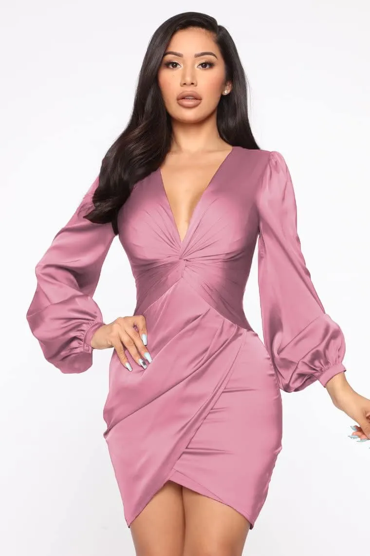 Womens Sexy Ruffle Elegant Bridesmaid Formal Evening Dress Elegant Curvy Wedding Guest Midi Dress