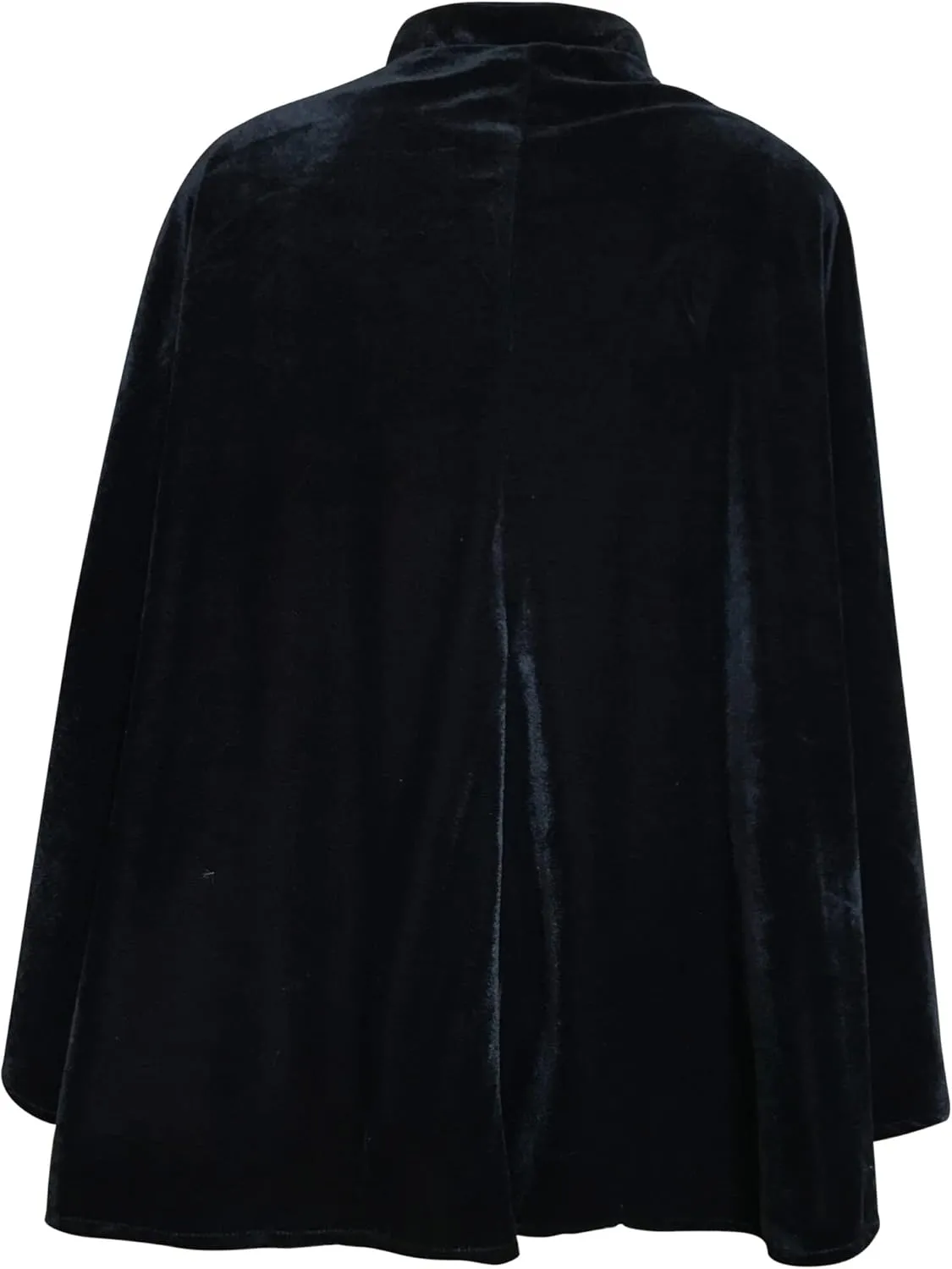 Women's Velvet Satin Lined Capelet Elegant Halloween Cosplay Cloak Cape, Wedding, Ren Faire