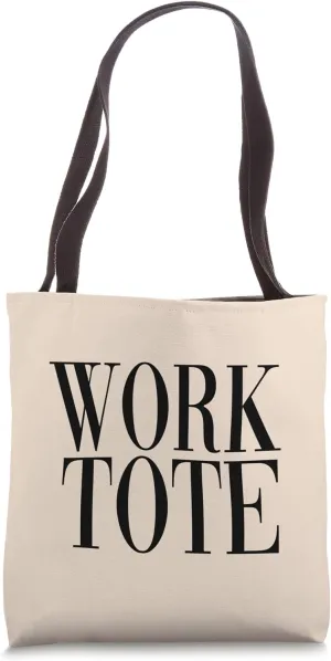 Work Tote Bag Women NYC Subway Job Career Organization Work Tote Bag