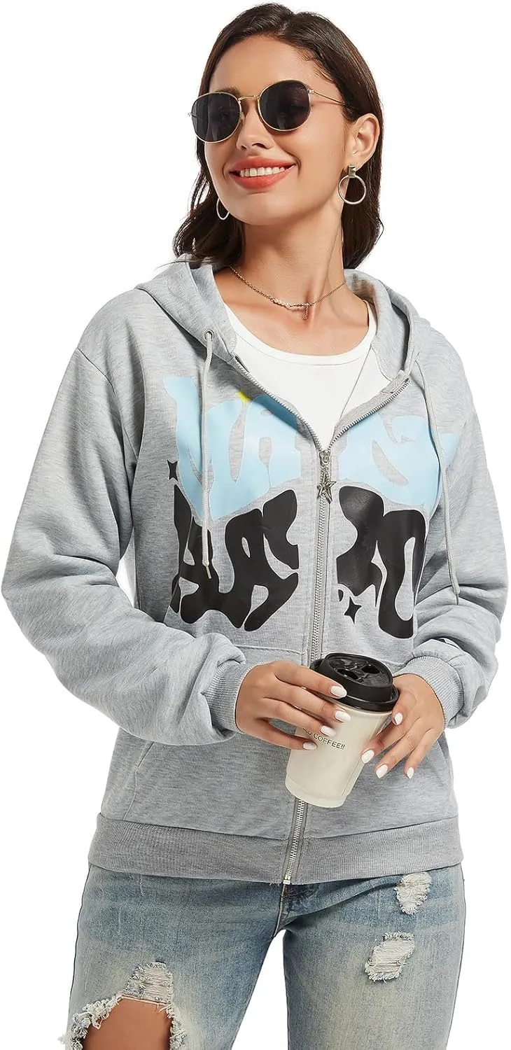 Y2K Hoodies for Women Men Unisex Teen Girls Juniors Aesthetic Hoodie Sweatshirts Streetwear Outfits