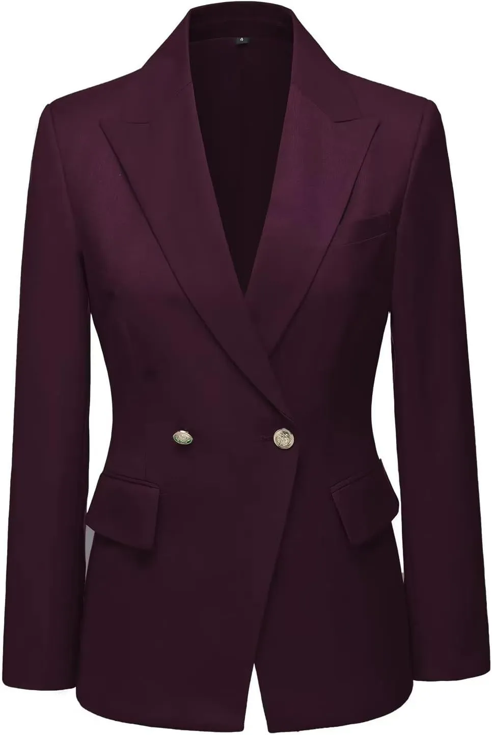 YUVUXE Women's Classic Fit Pink Solid Polyester Business Suit Set - Blazer & Pants - Working Women, Business Professionals