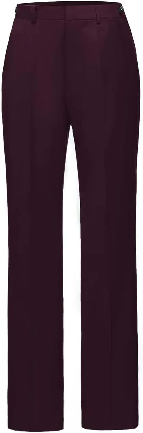 YUVUXE Women's Classic Fit Pink Solid Polyester Business Suit Set - Blazer & Pants - Working Women, Business Professionals