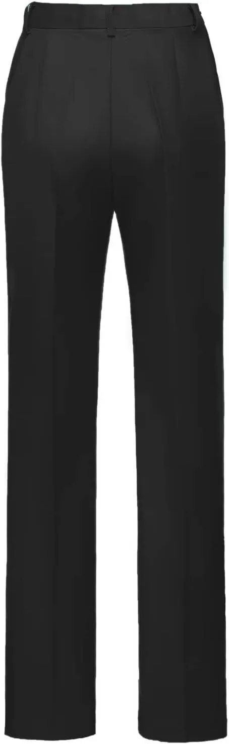 YUVUXE Women's Classic Fit Pink Solid Polyester Business Suit Set - Blazer & Pants - Working Women, Business Professionals