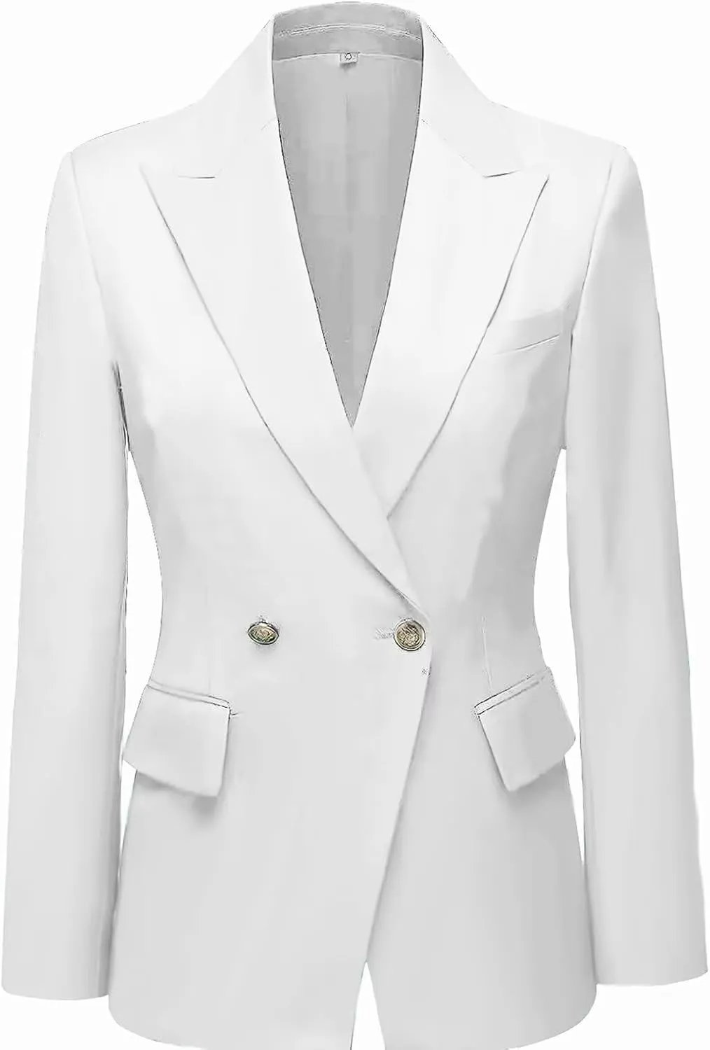 YUVUXE Women's Classic Fit Pink Solid Polyester Business Suit Set - Blazer & Pants - Working Women, Business Professionals