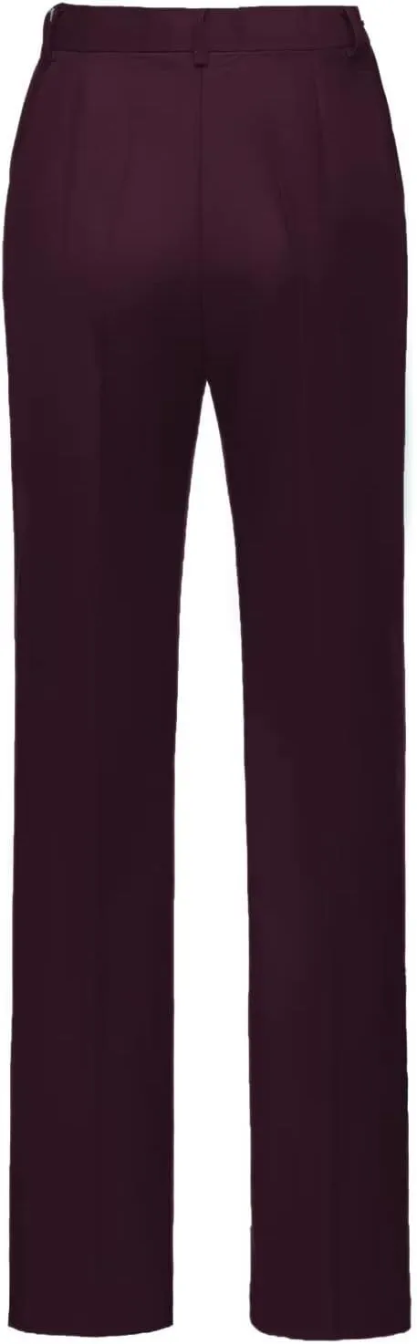 YUVUXE Women's Classic Fit Pink Solid Polyester Business Suit Set - Blazer & Pants - Working Women, Business Professionals