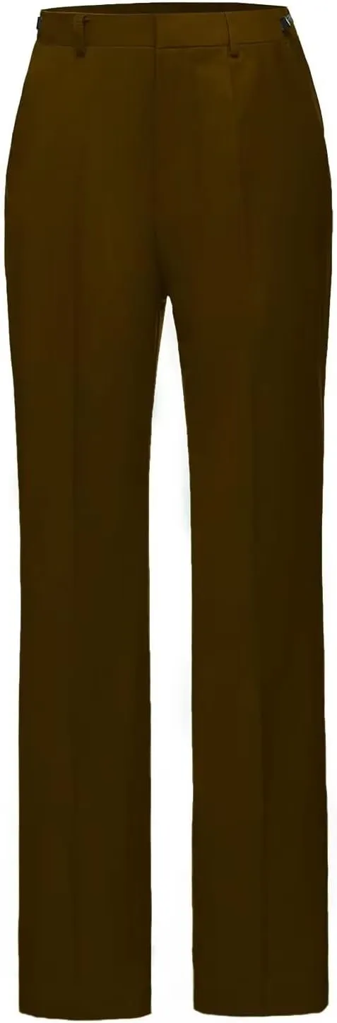 YUVUXE Women's Classic Fit Pink Solid Polyester Business Suit Set - Blazer & Pants - Working Women, Business Professionals