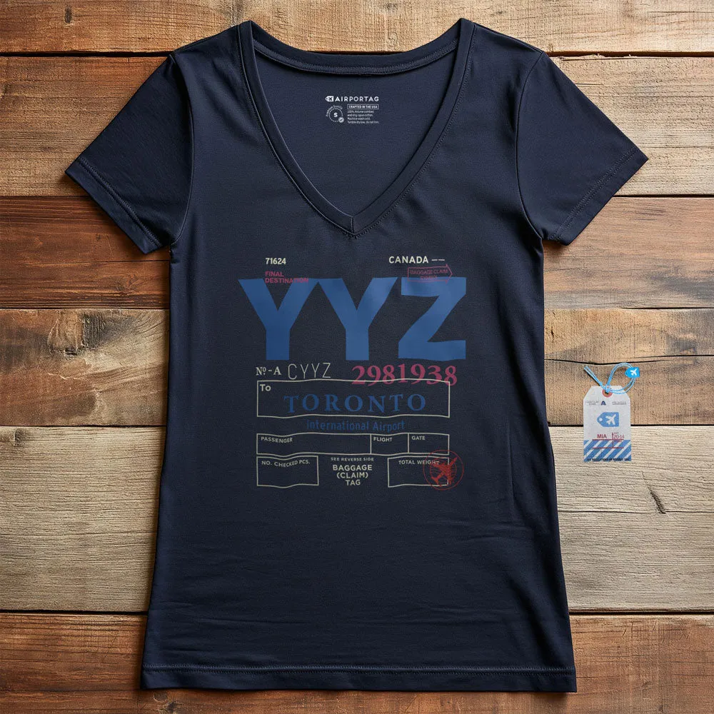 YYZ - Women's V-Neck T-Shirt